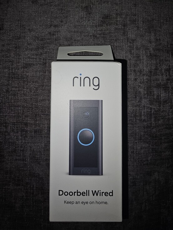 Ring Other - Ring Video Doorbell Wired 1080p WiFi Security Camera Black | Refurbished